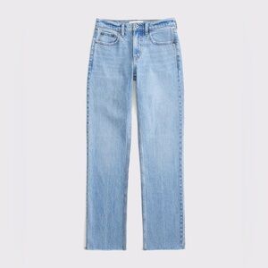 Abercrombie & Fitch The Straight Mid Rise Jeans